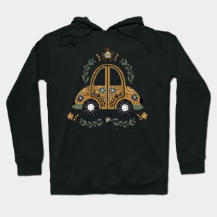 Folk Floral Car Hoodie